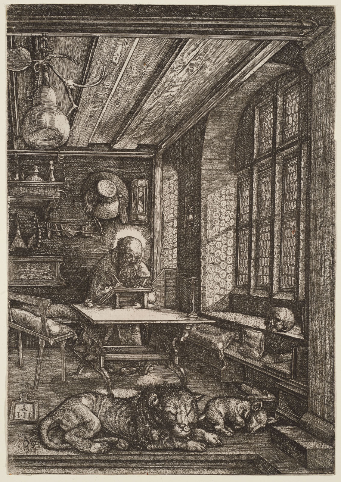 Saint Jerome in His Study